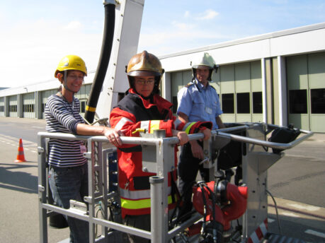 Zu Besuch bei der Flughafen-Feuerwehr