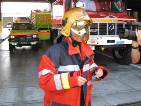 Zu Besuch bei der Flughafen-Feuerwehr