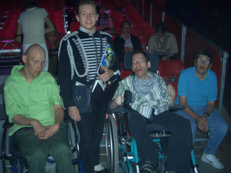 Adrian, Stephan und Andreas im Zirkus Knie