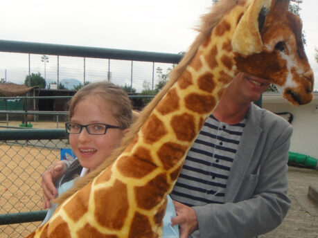 Vanessas Liebe zu den Giraffen