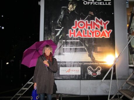 Anne-Marie au concert de Johnny Halliday