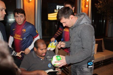 Daddu rencontre Messi