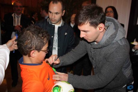 Léo rencontre Messi