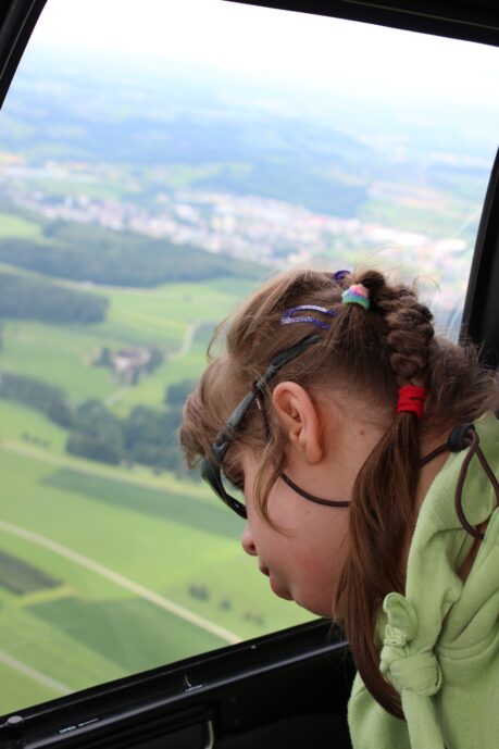 Selina über den Wolken